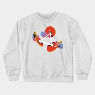 Ping-Pong Paddle Battle Crewneck Sweatshirt